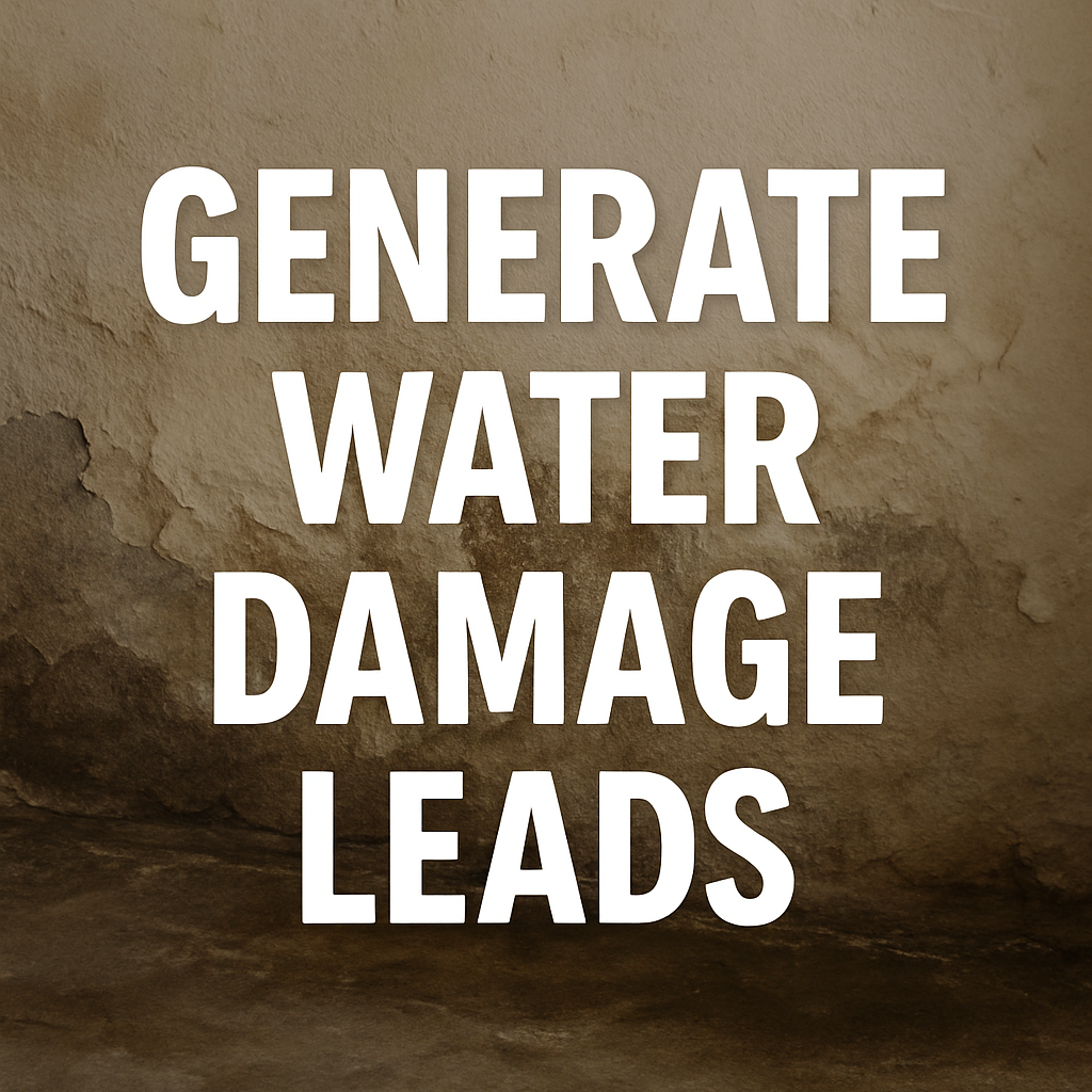 Generate Water Damage Leads with Complete Search Ads Template (Google + Bing)