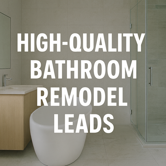 Buy Affordable Bathroom Remodeling Leads That Actually Convert (Complete Lead Funnel)