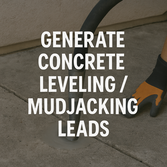 Generate Concrete Leveling / Mudjacking Leads with Complete Search Ads Template (Google + Bing)